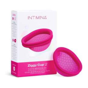 Đĩa nguyệt san Intimina Ziggy Cup 2 Size B màu đỏ